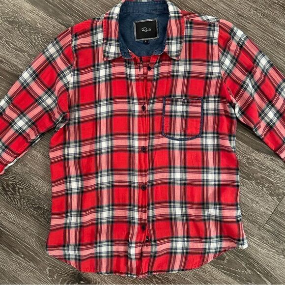 Rails Red Plaid Button Down - Picture 2 of 7